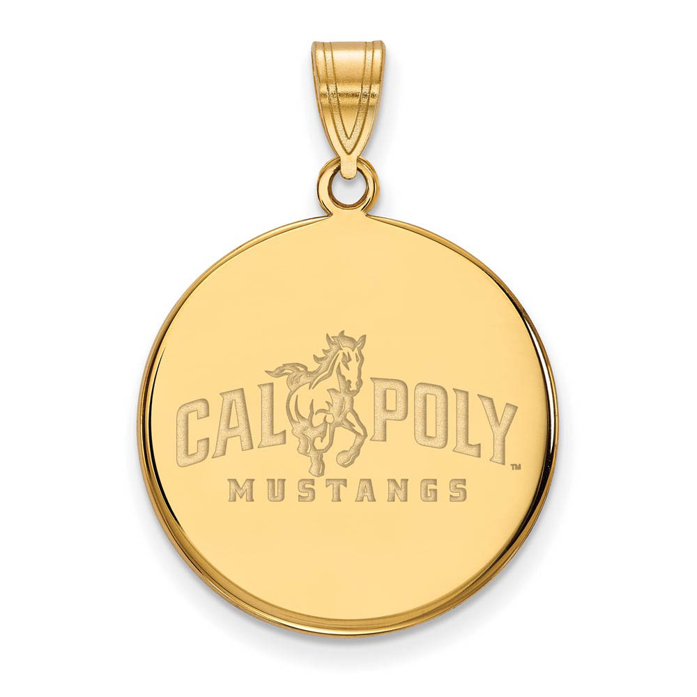 14k Gold Plated Silver California Polytechnic State Pendant