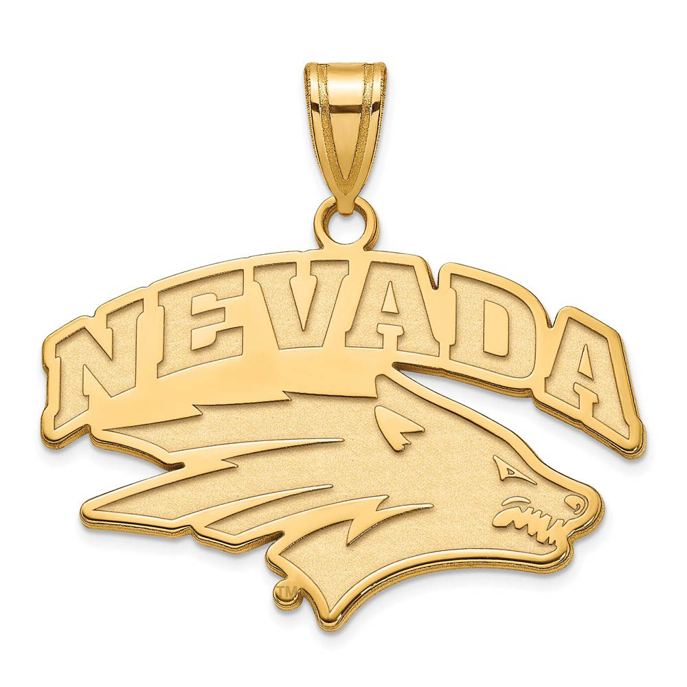 14k Gold Plated Silver Univ. of Nevada Pendant