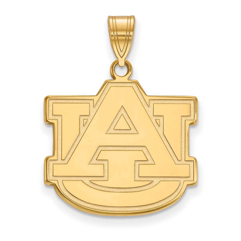 14k Gold Plated Silver Auburn Univ Pendant