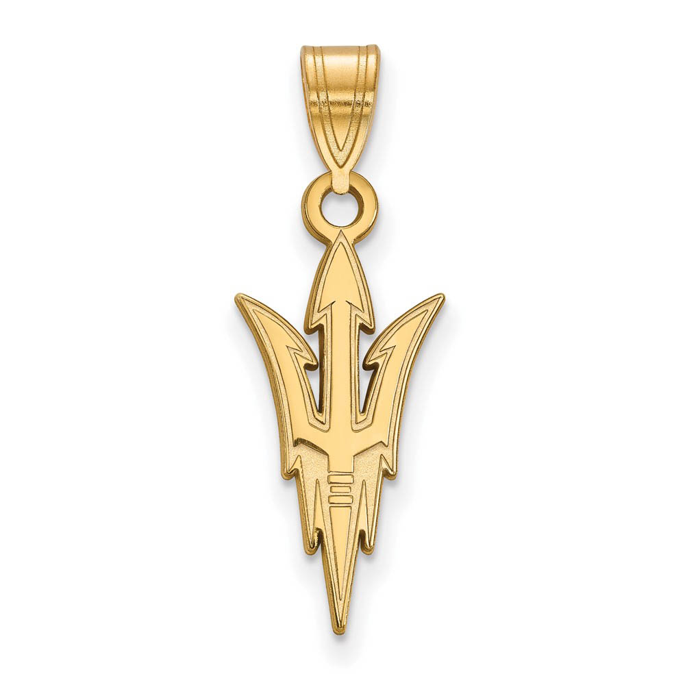 14k Gold Plated Silver Arizona State Univ. Pendant