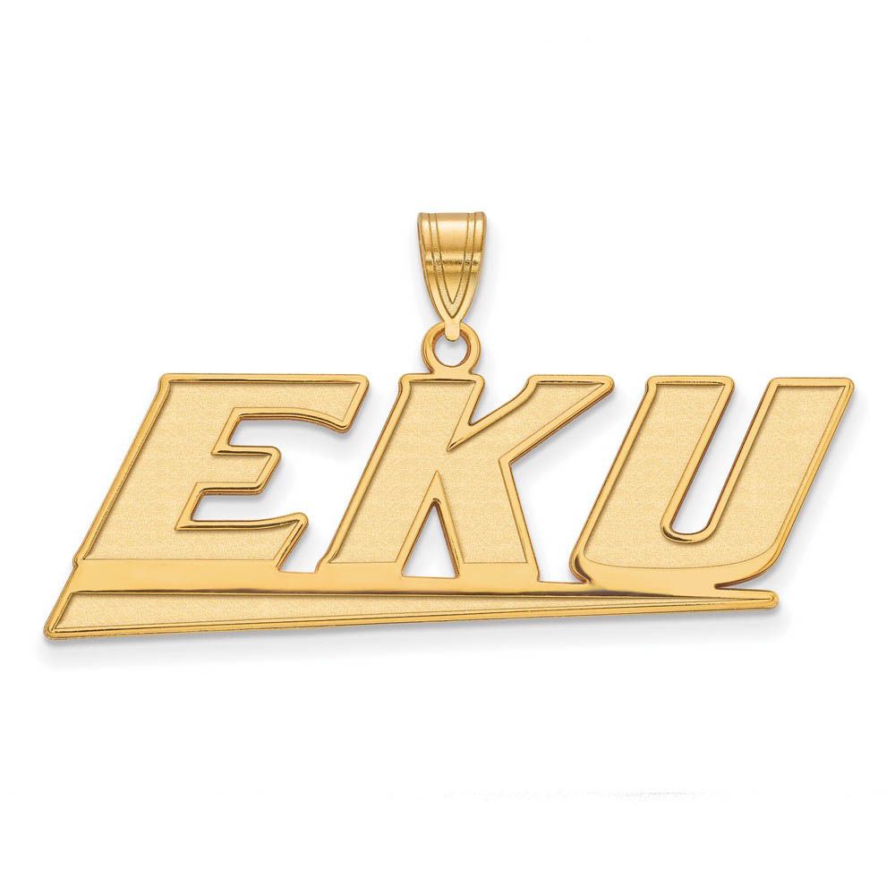 14k Gold Plated Silver Eastern Kentucky Univ. Pendant