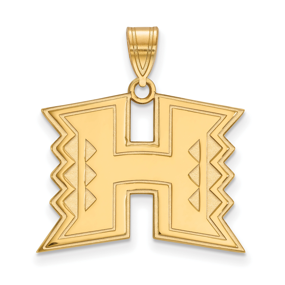 14k Gold Plated Silver The U. of Hawai'i Pendant