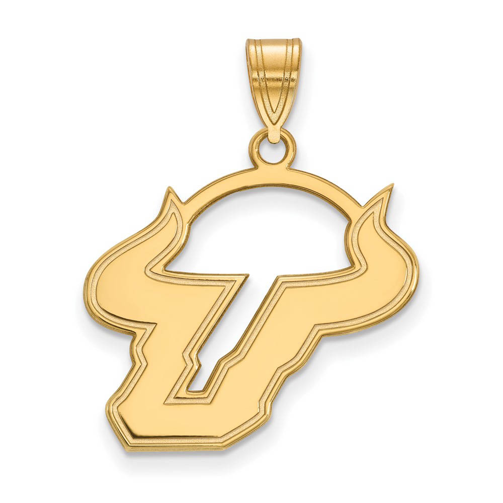 14k Gold Plated Silver U. of South Florida Pendant