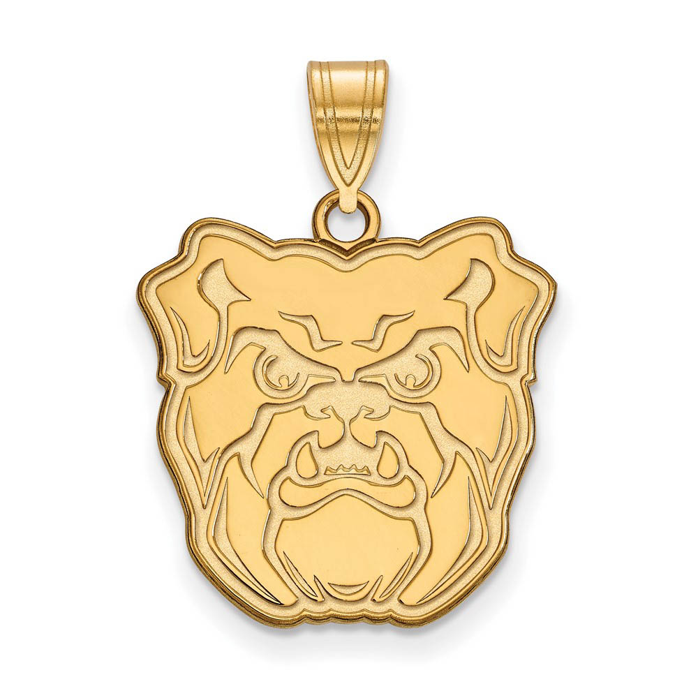 14k Gold Plated Silver Butler U Pendant