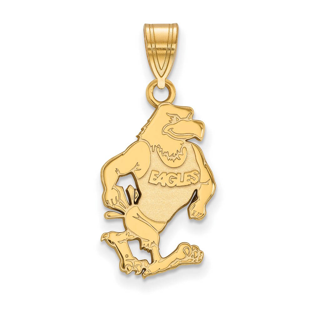 14k Gold Plated Silver Georgia Southern U Pendant