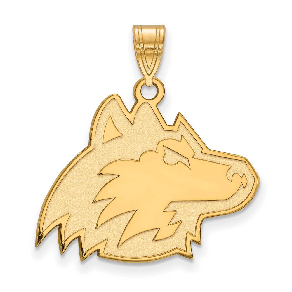 14k Gold Plated Silver Northern Illinois U. Pendant