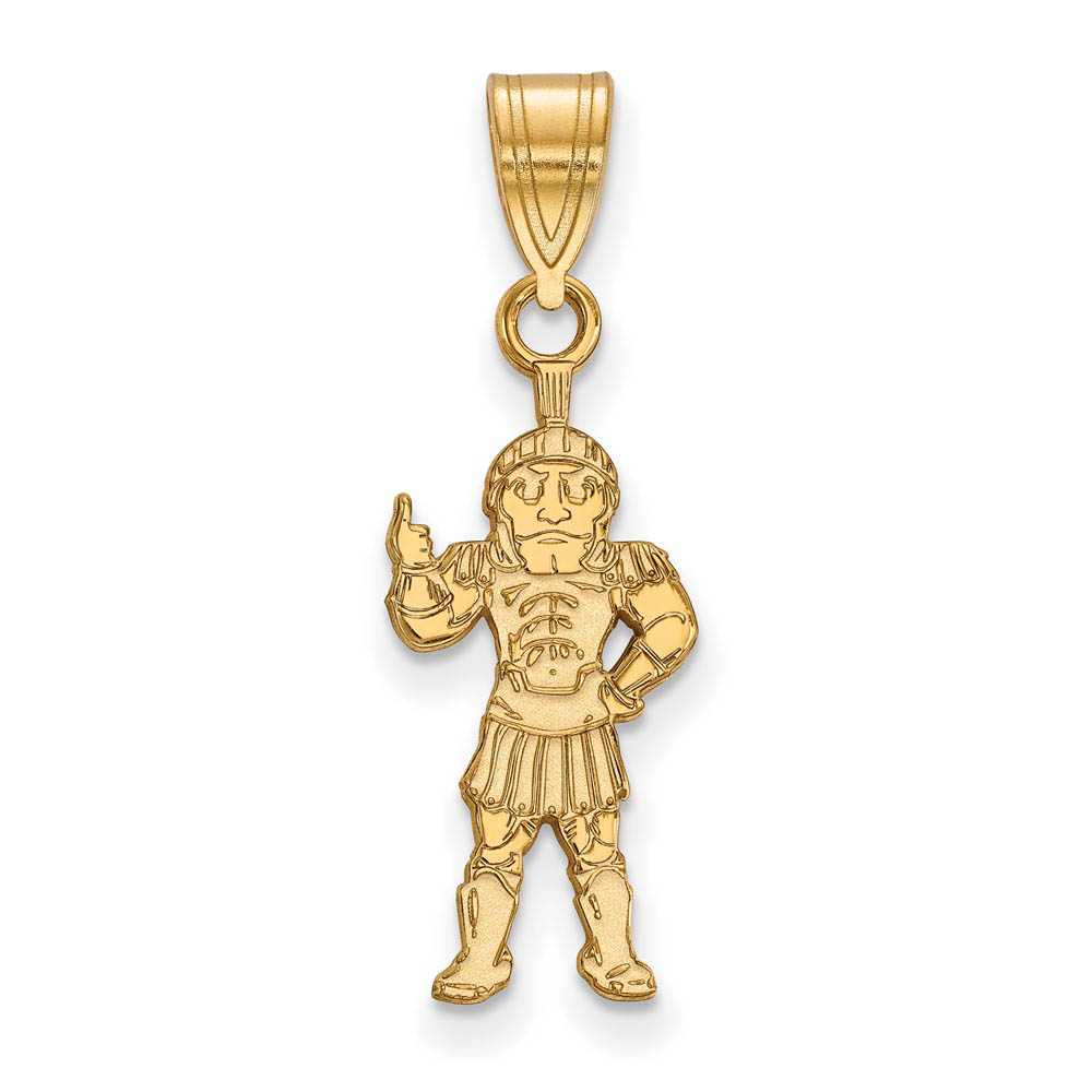14k Gold Plated Silver Michigan State Spartans Pendant