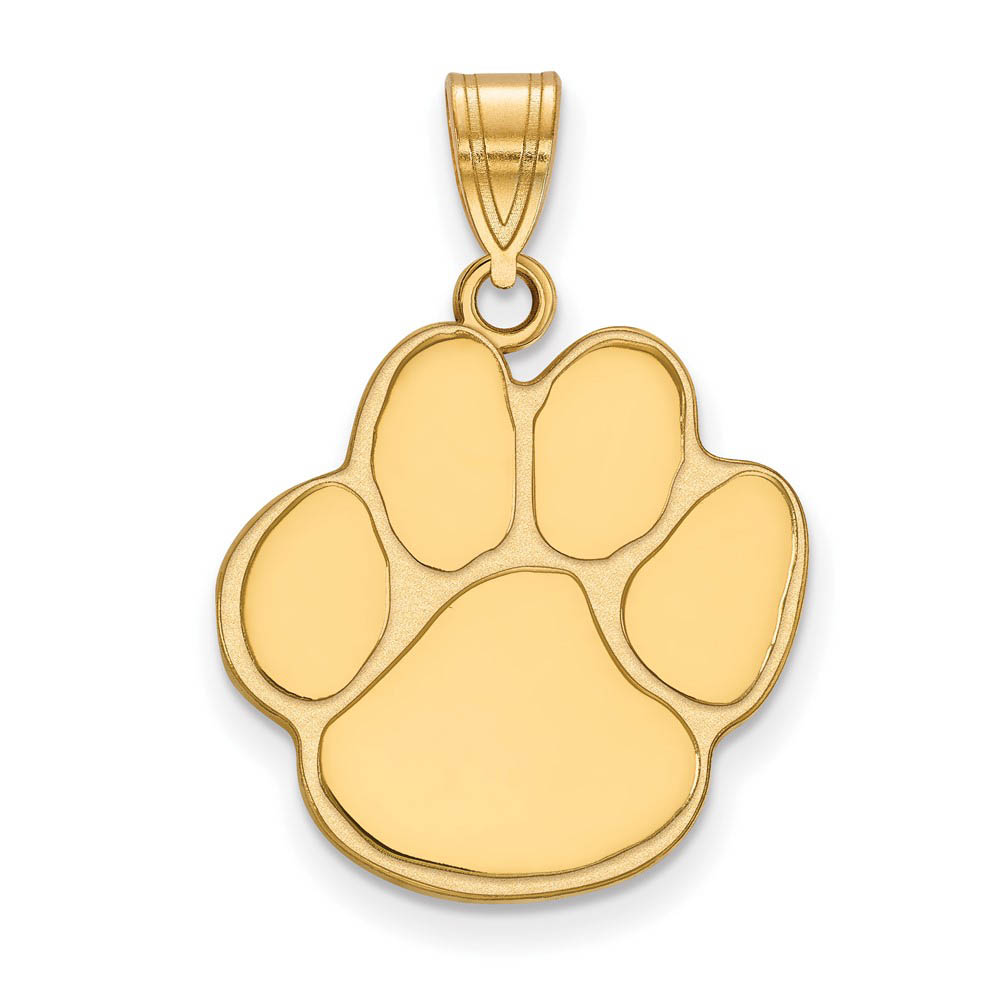 14k Gold Plated Silver Auburn U Pendant