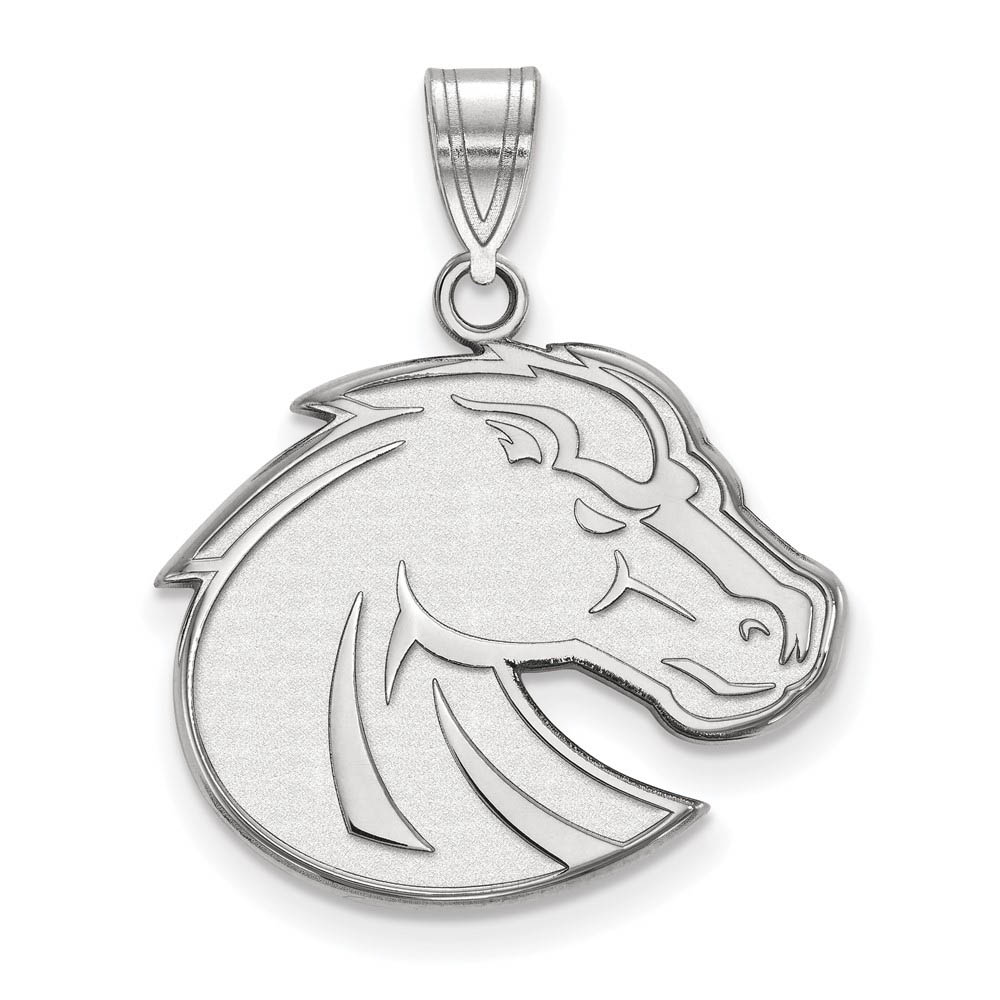 Sterling Silver Boise State Mascot Pendant