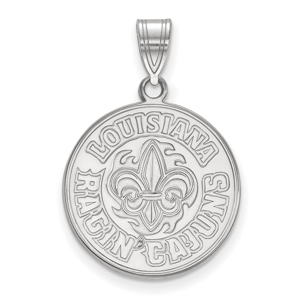 Sterling Silver U. of Louisiana at Lafayette Pendant