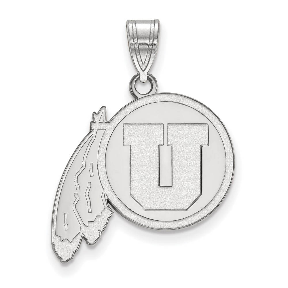 Sterling Silver U. of Utah Pendant