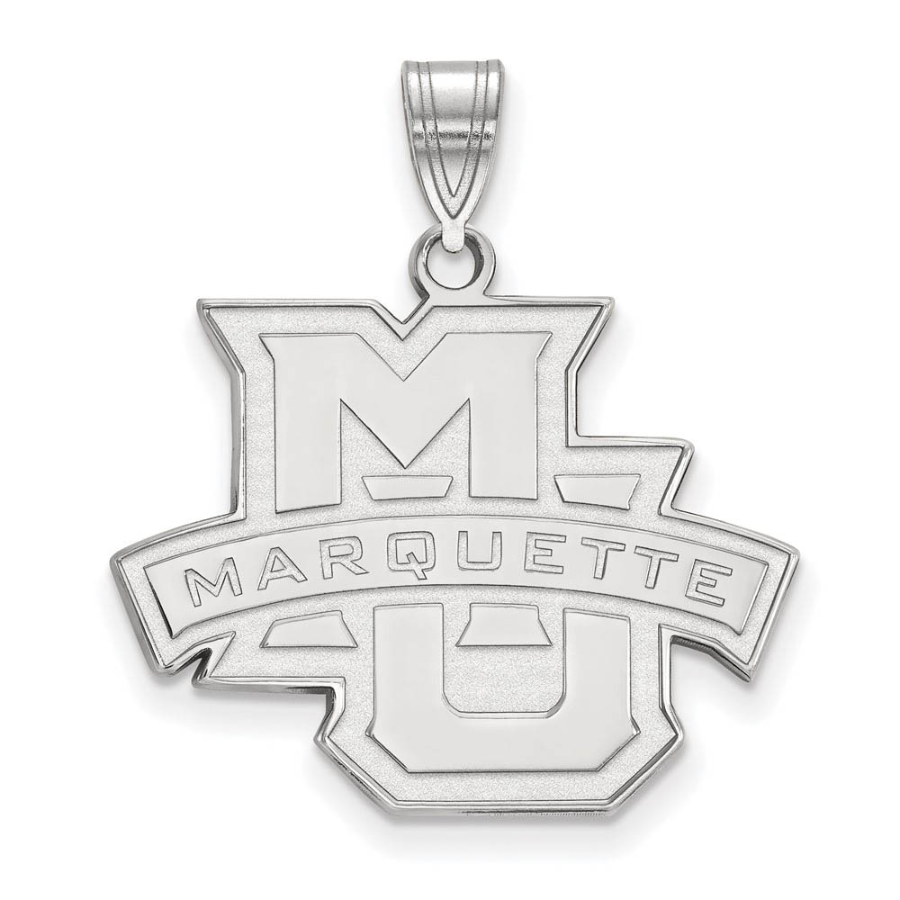 Sterling Silver Marquette U Logo Pendant