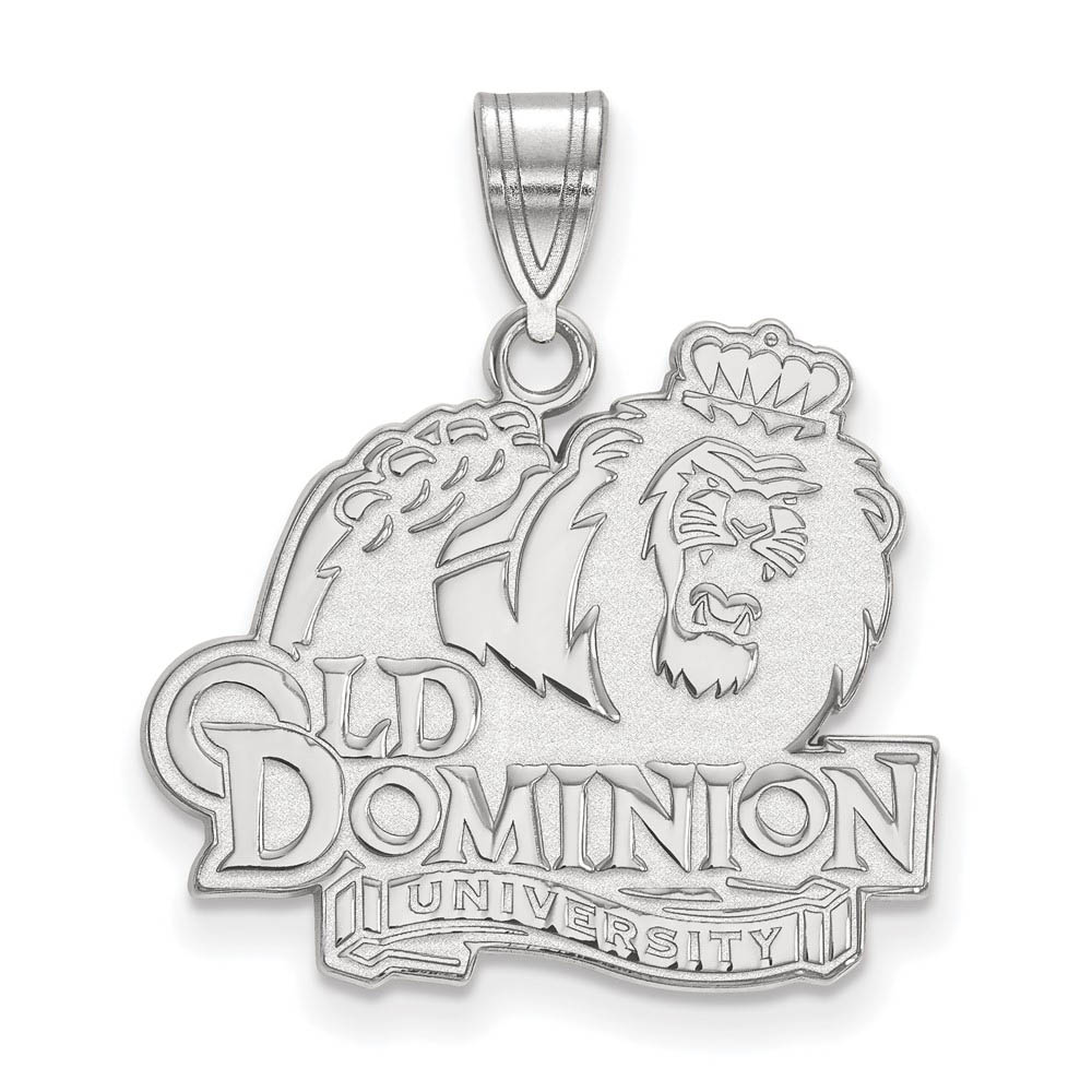 Sterling Silver Old Dominion U. Logo Pendant
