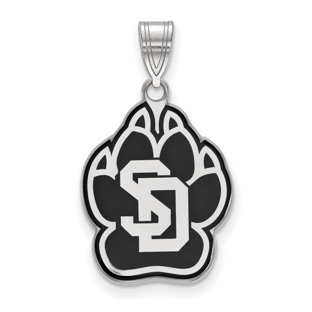 Sterling Silver South Dakota Enamel Pendant