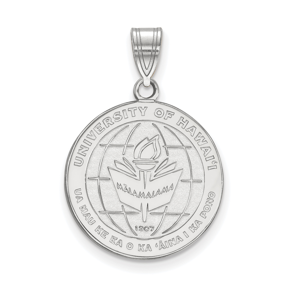 Sterling Silver The U. of Hawai'i Crest Pendant