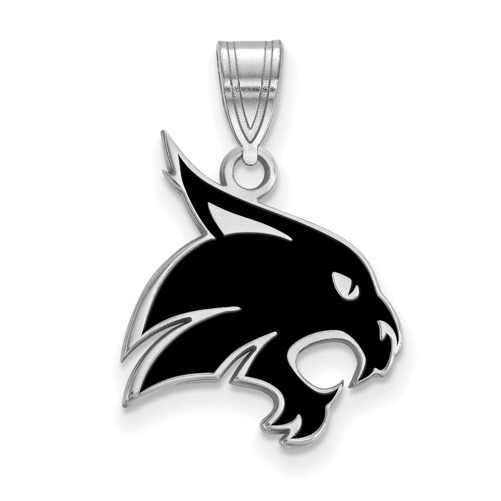 Sterling Silver Texas State Enamel Pendant