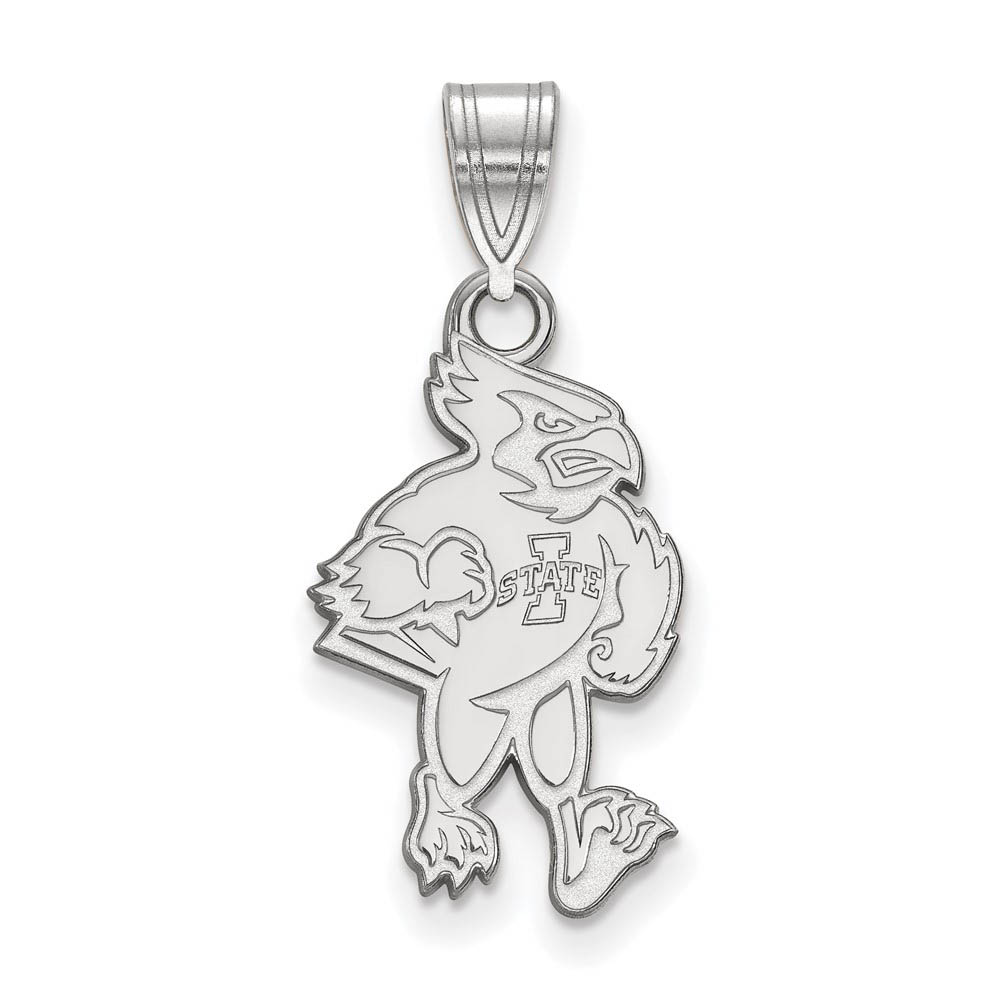Sterling Silver Iowa State Mascot Pendant