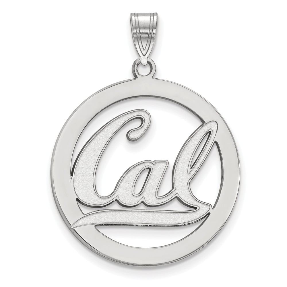 Sterling Silver California Berkeley 'Cal' Circle Pendant