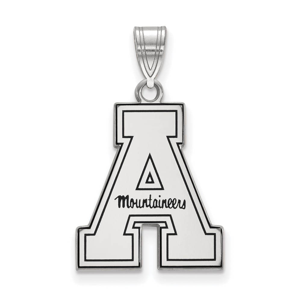 Sterling Silver Appalachian State Enamel Pendant