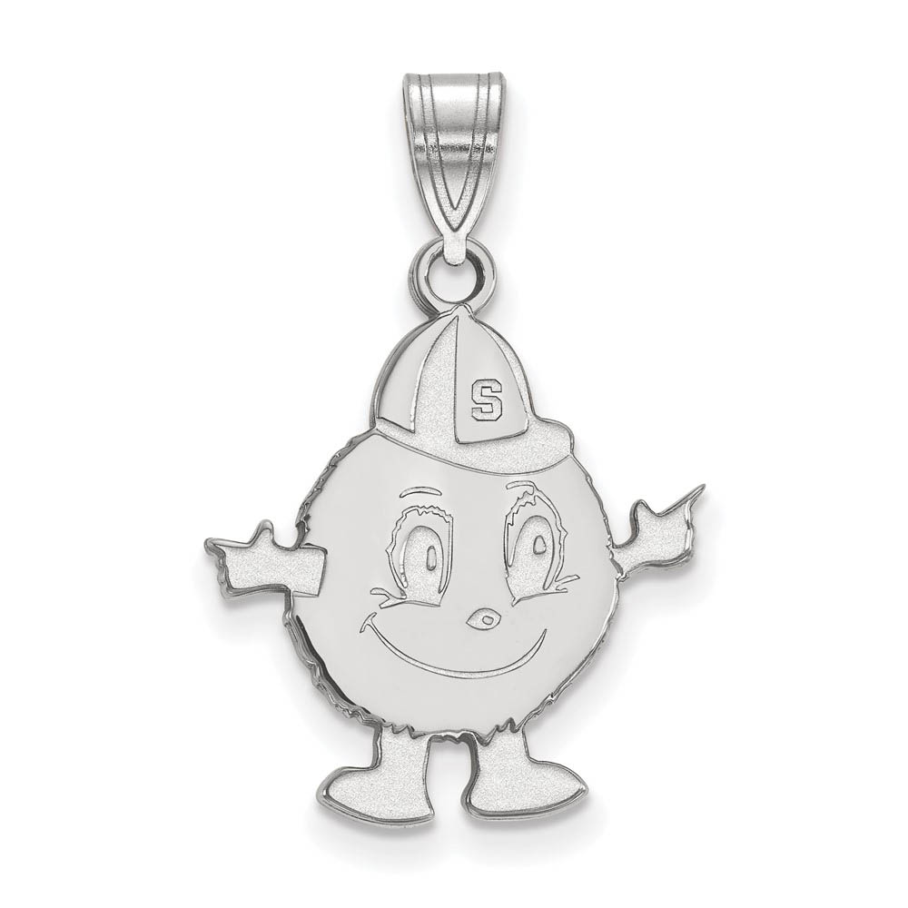 Sterling Silver Syracuse U. Mascot Pendant