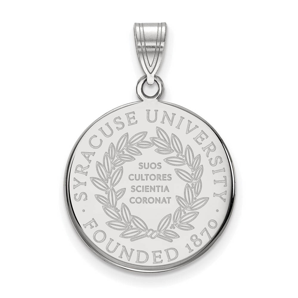 Sterling Silver Syracuse U. Crest Pendant