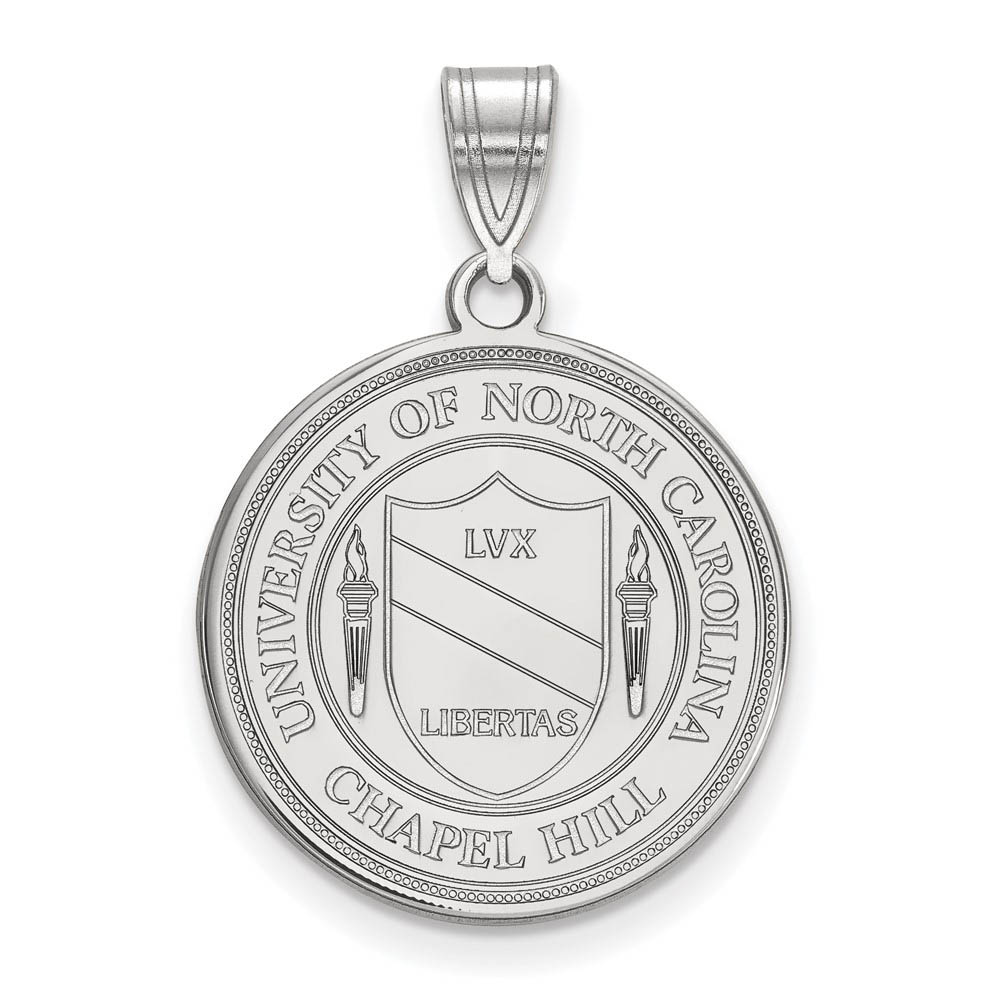 Sterling Silver North Carolina Crest Pendant