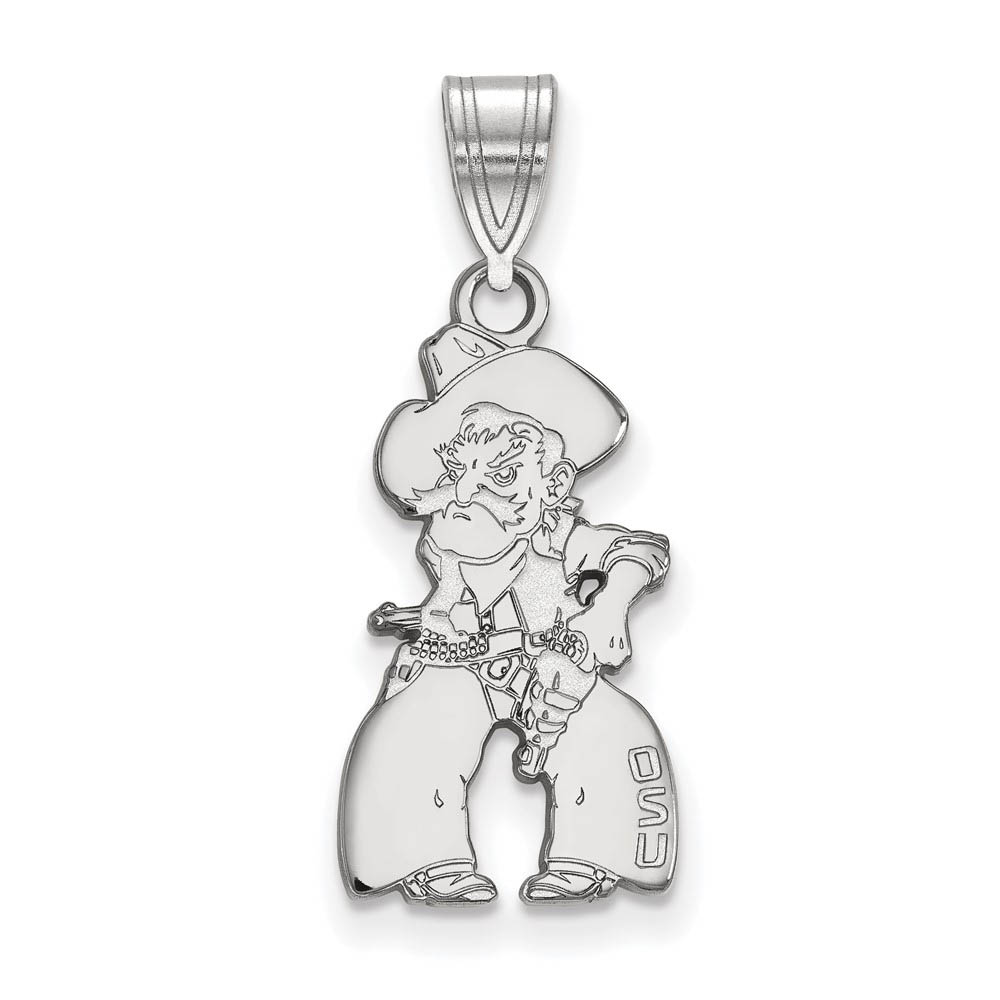 Sterling Silver Oklahoma State Mascot Pendant