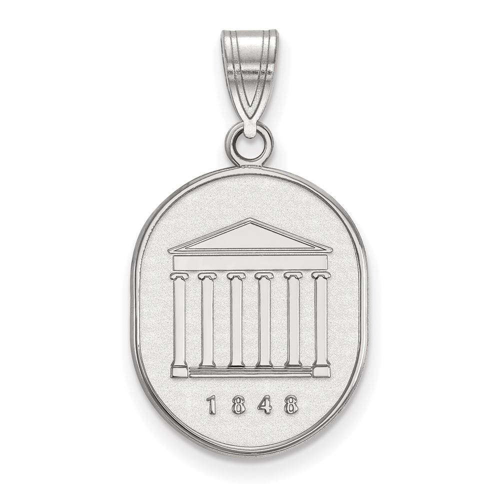 Sterling Silver U. of Mississippi Crest Pendant