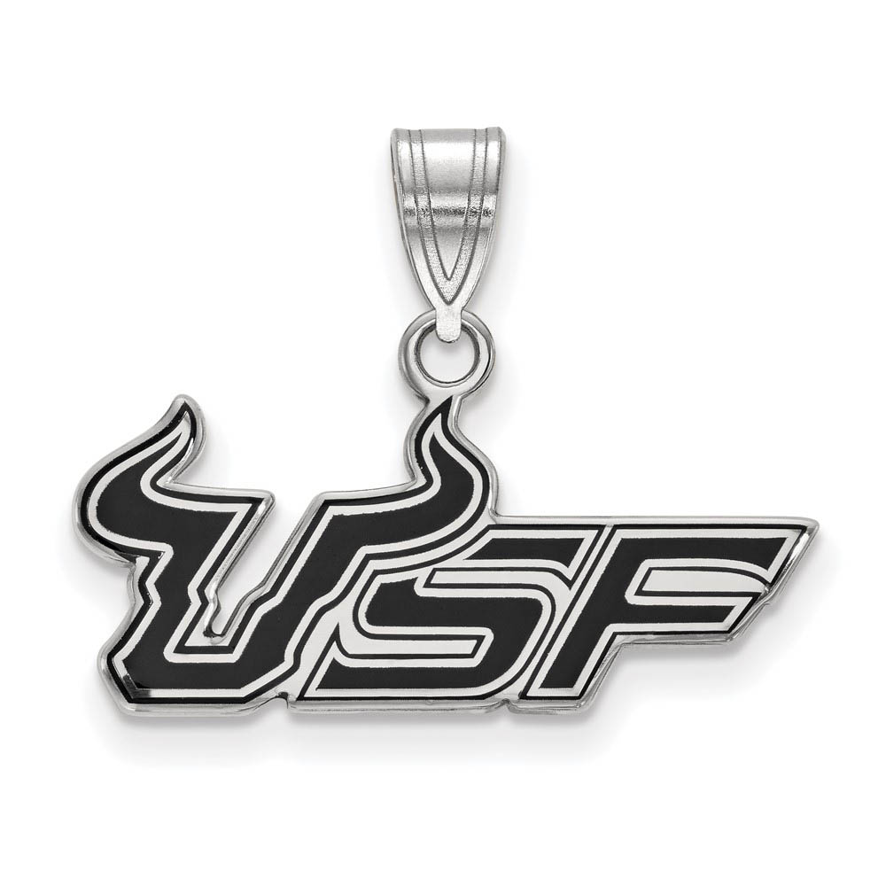 Sterling Silver South Florida Enamel Pendant