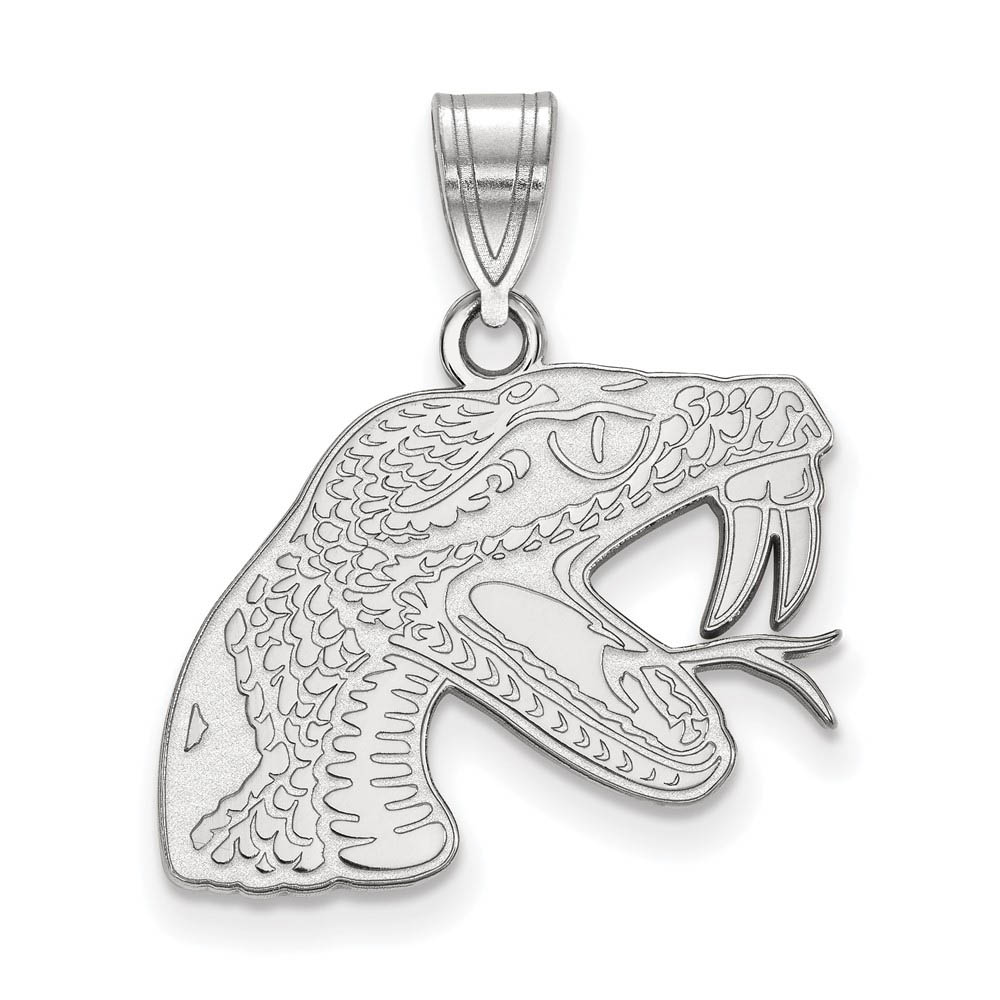 10k White Gold Florida A&M U Medium Pendant
