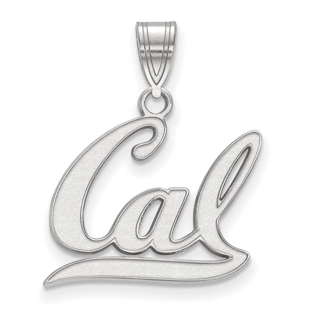 10k White Gold California Berkeley 'Cal' Pendant
