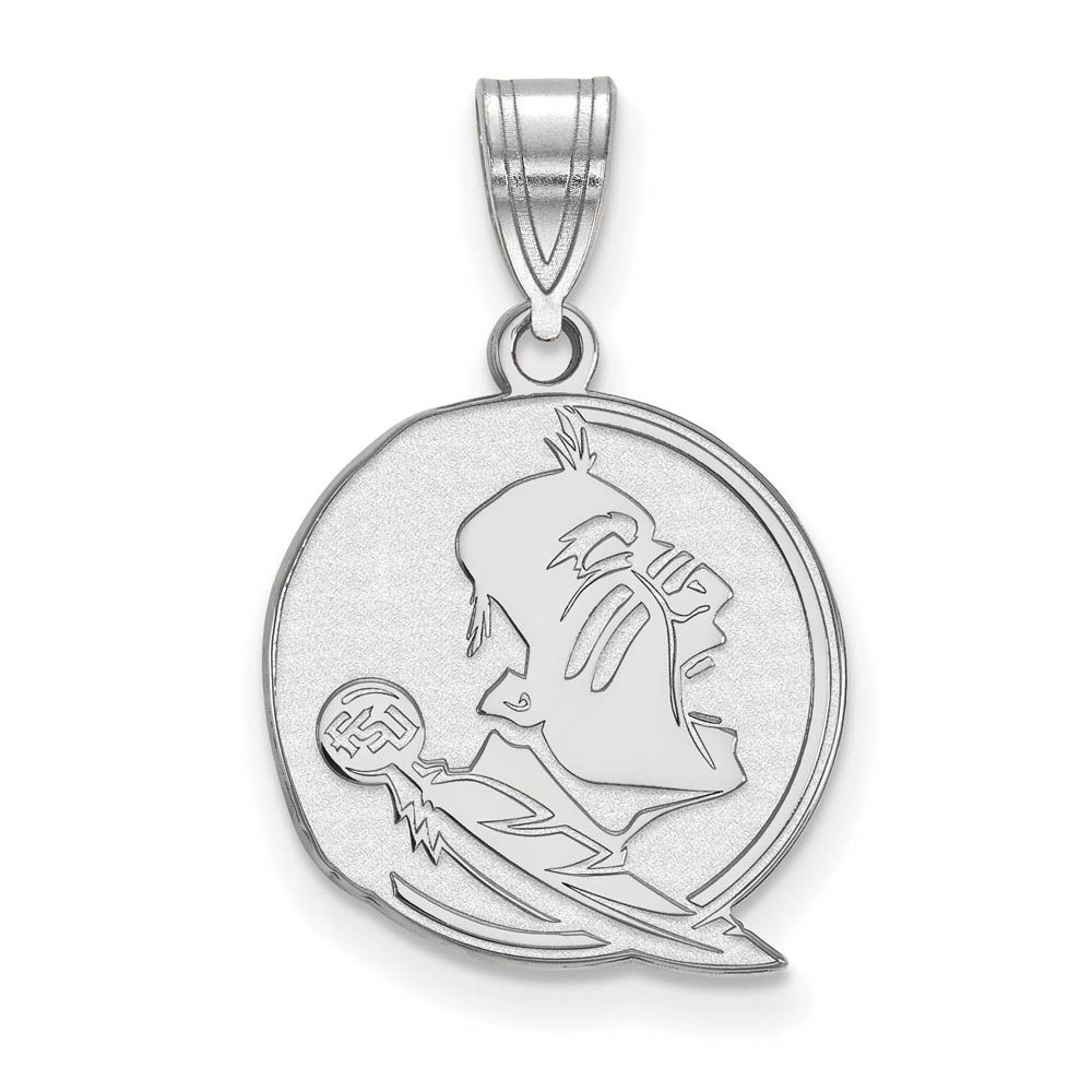 10K White Gold Florida State Mascot Pendant
