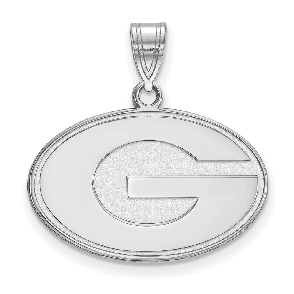 14k White Gold U. of Georgia 'G' Pendant