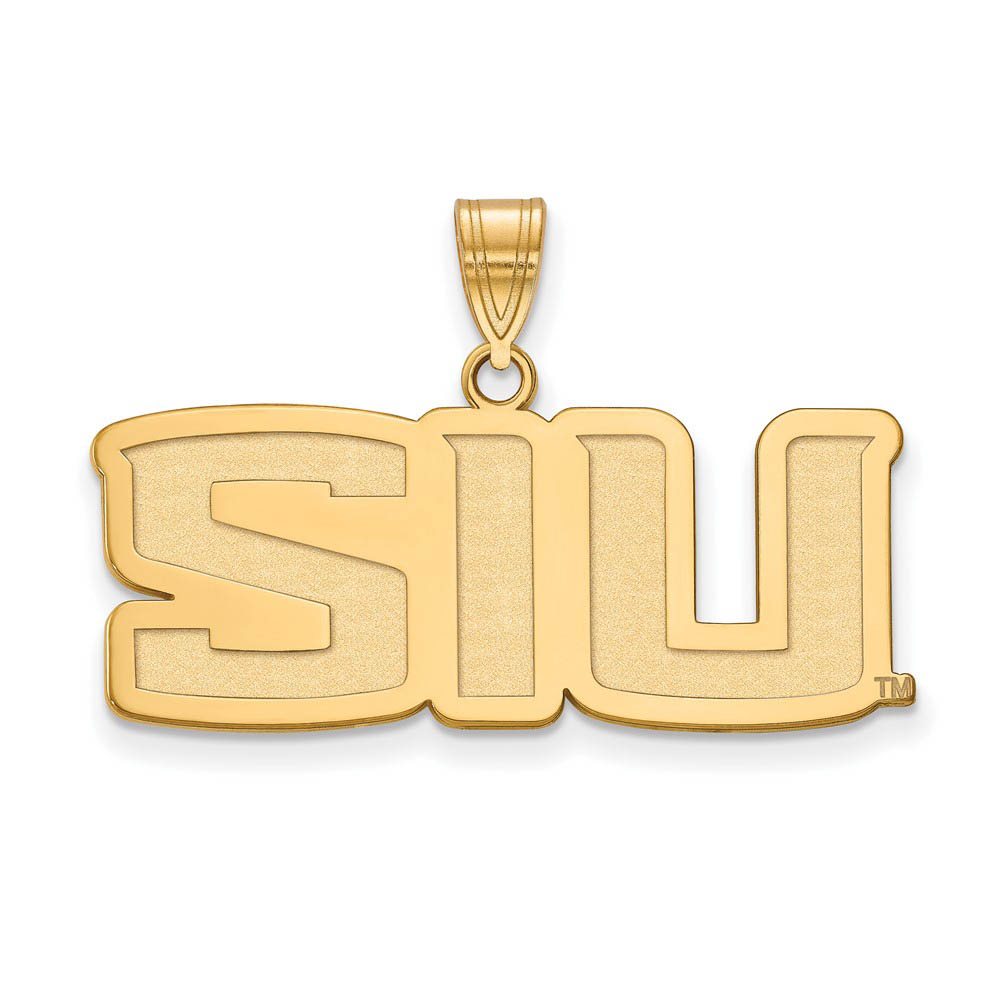 14k Yellow Gold Southern Illinois U. 'SIU' Pendant