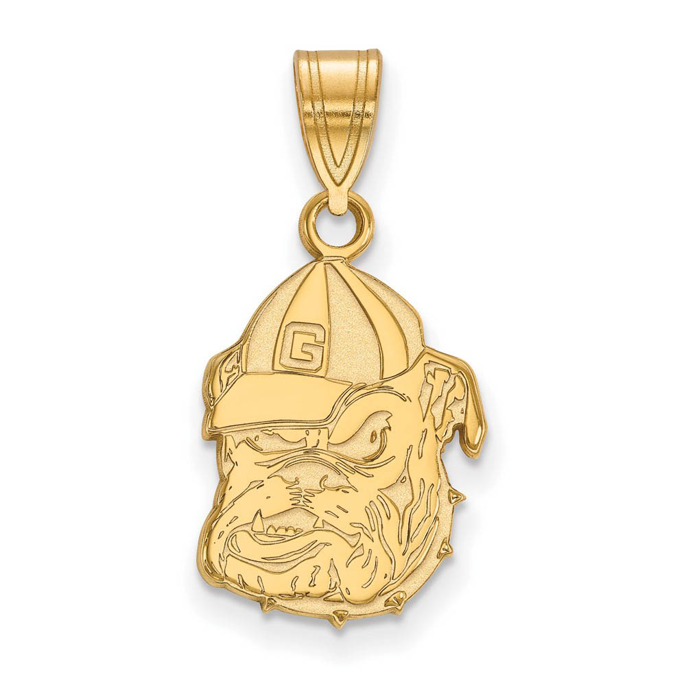 14k Yellow Gold U. of Georgia Mascot Pendant