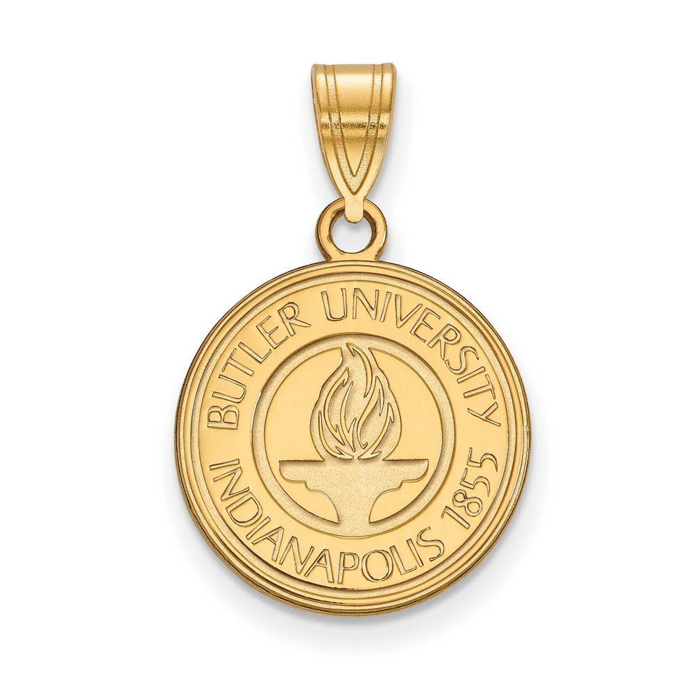 14k Gold Plated Silver Butler U Crest Pendant