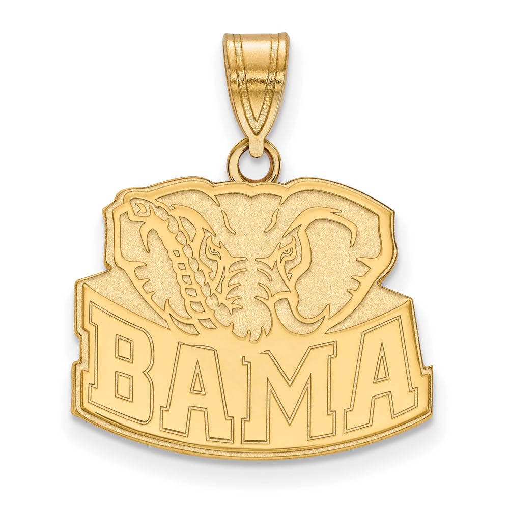 14k Gold Plated Silver U. of Alabama Pendant