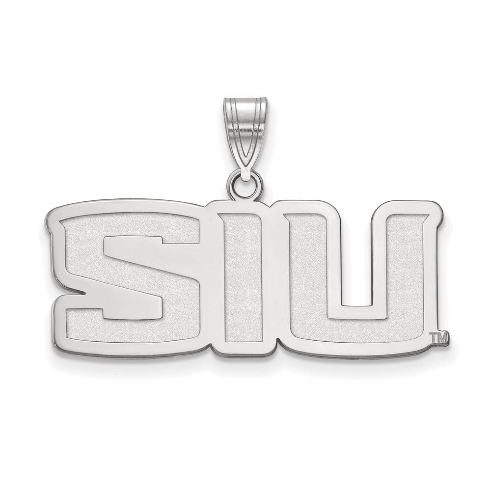 Sterling Silver Southern Illinois U. 'SIU' Pendant