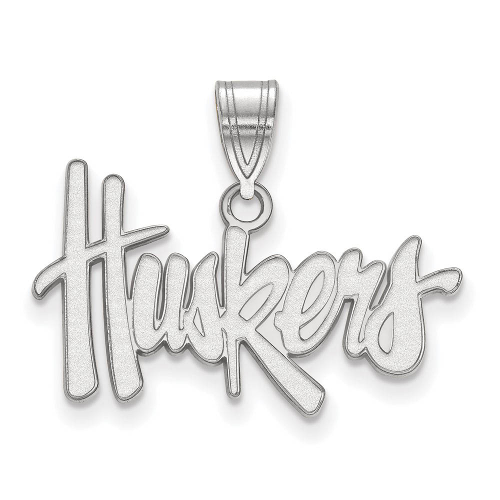 Sterling Silver U. of Nebraska 'Huskers' Pendant