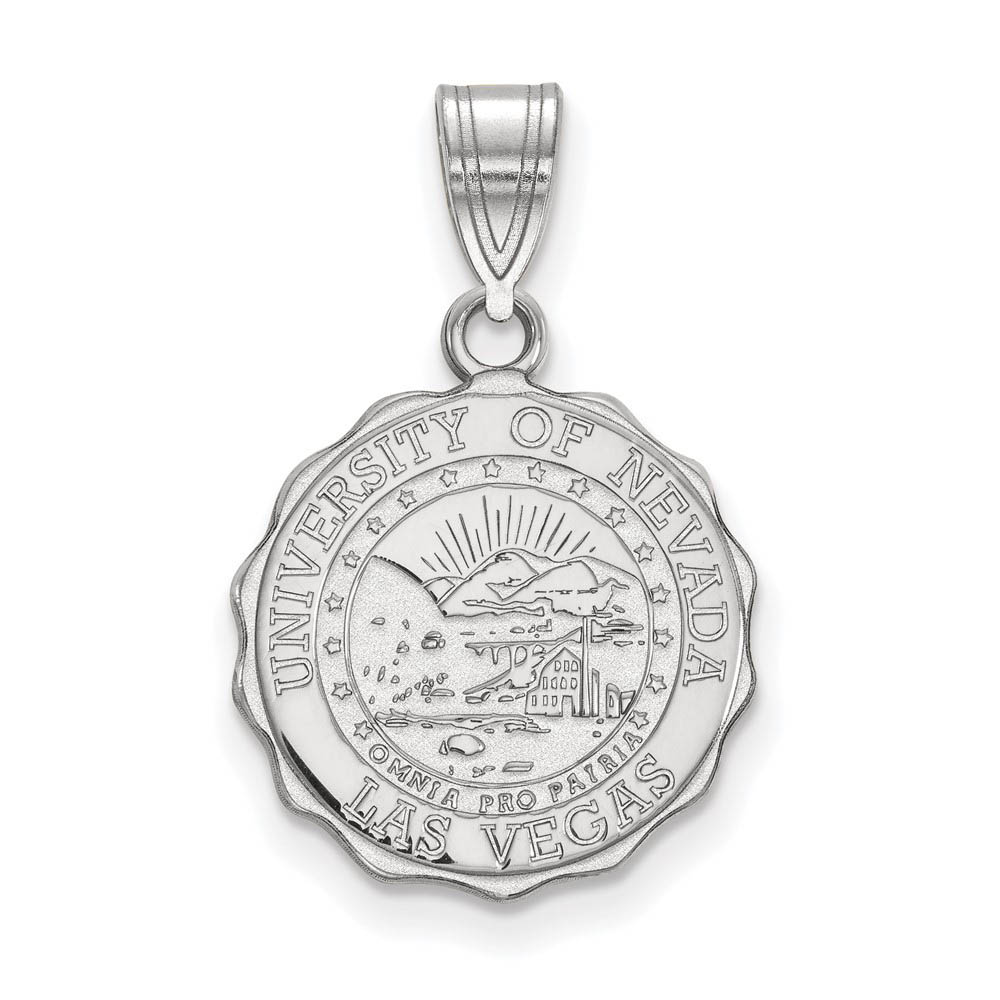 Sterling Silver U. of Nevada Las Vegas Crest Pendant