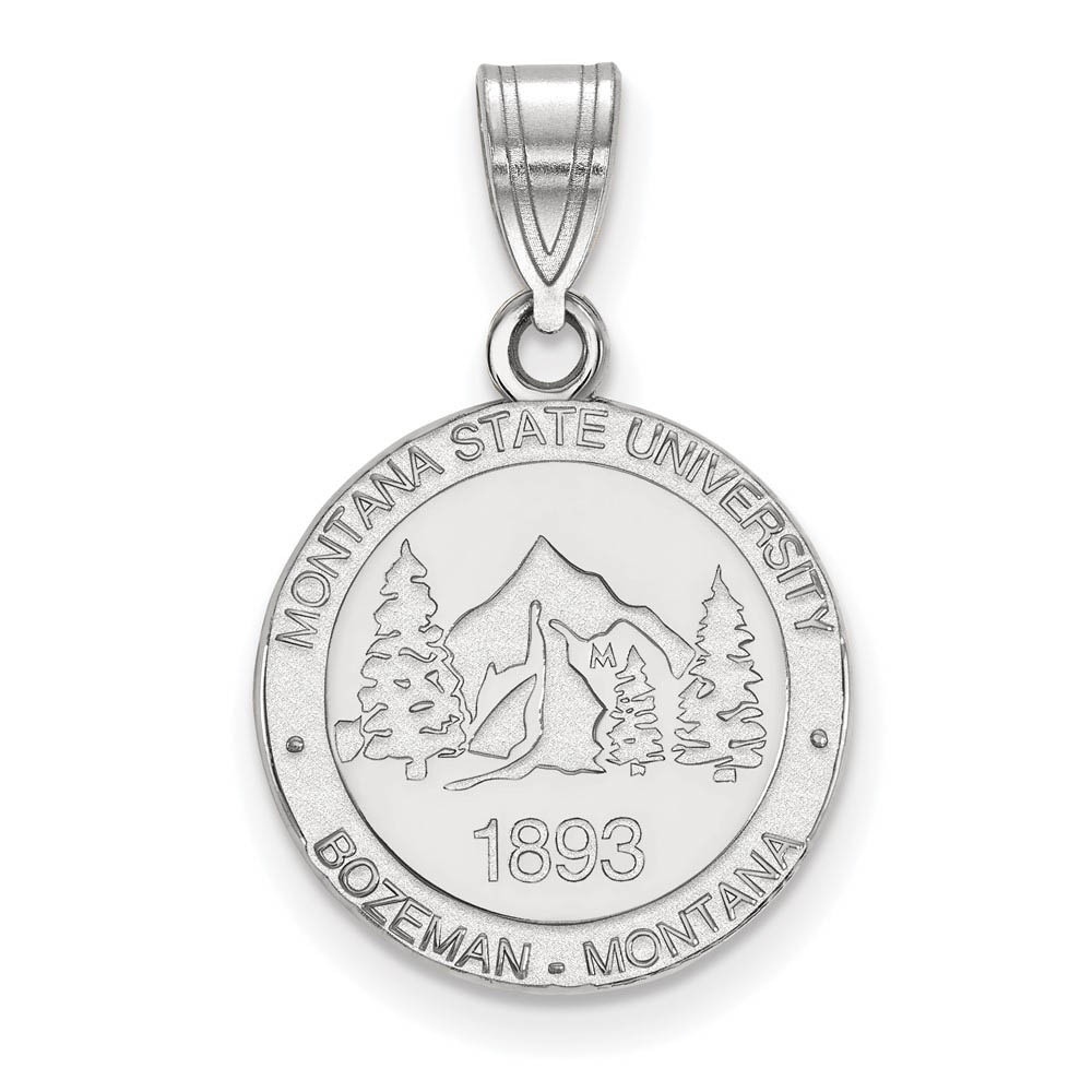 Sterling Silver Montana State Crest Pendant