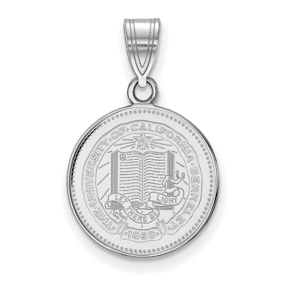 Sterling Silver California Berkeley Crest Pendant