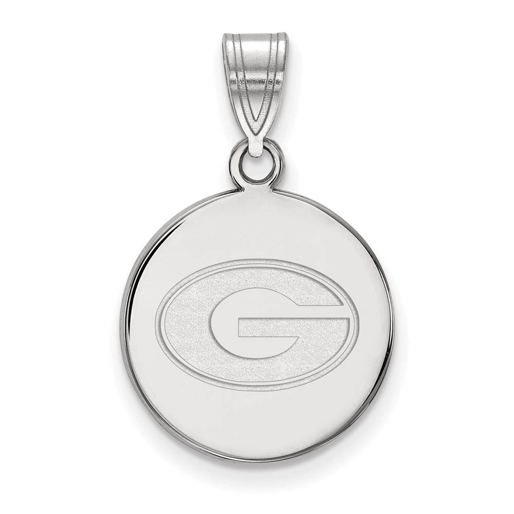 Sterling Silver U. of Georgia 'G' Disc Pendant