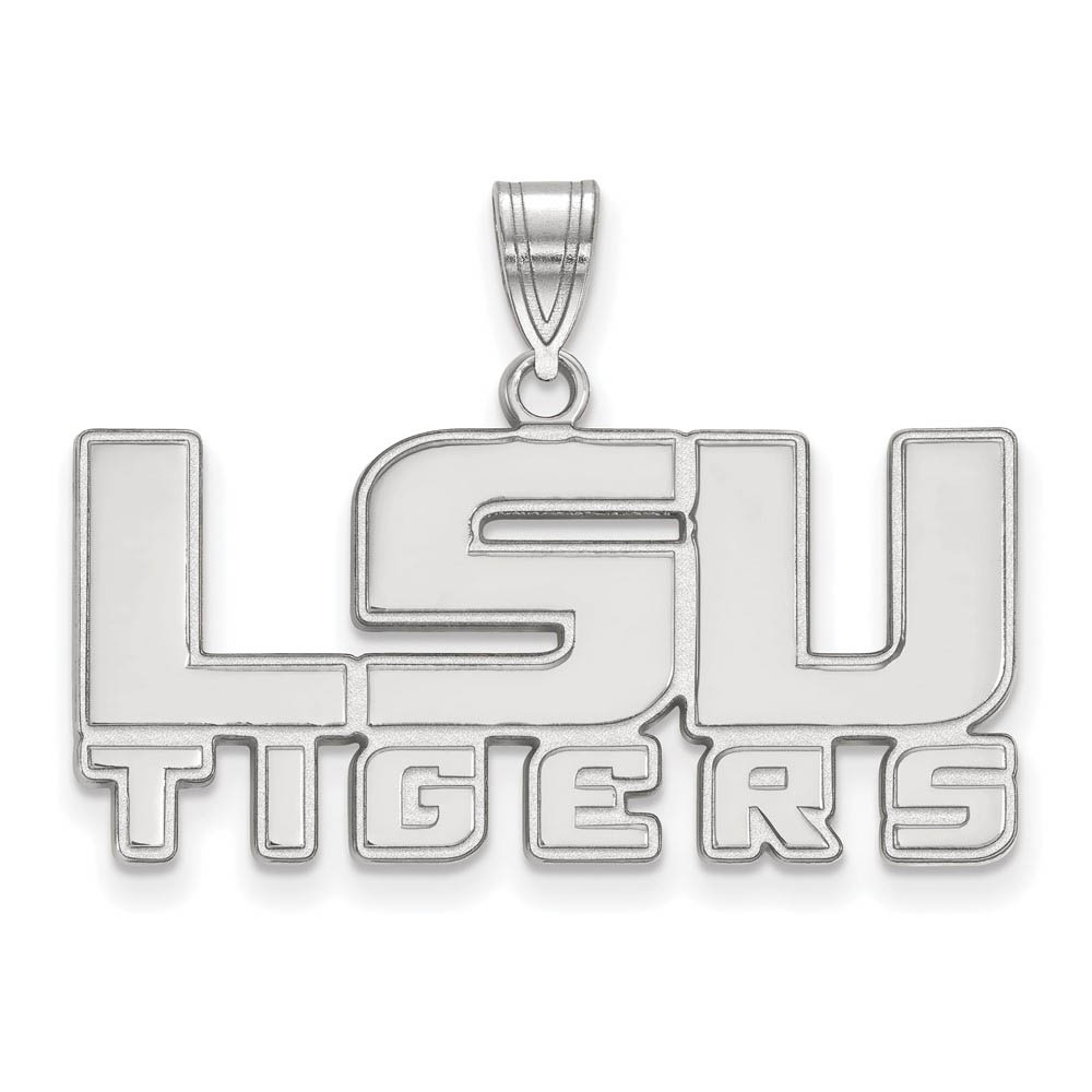Sterling Silver Louisiana State 'LSU TIGERS' Pendant