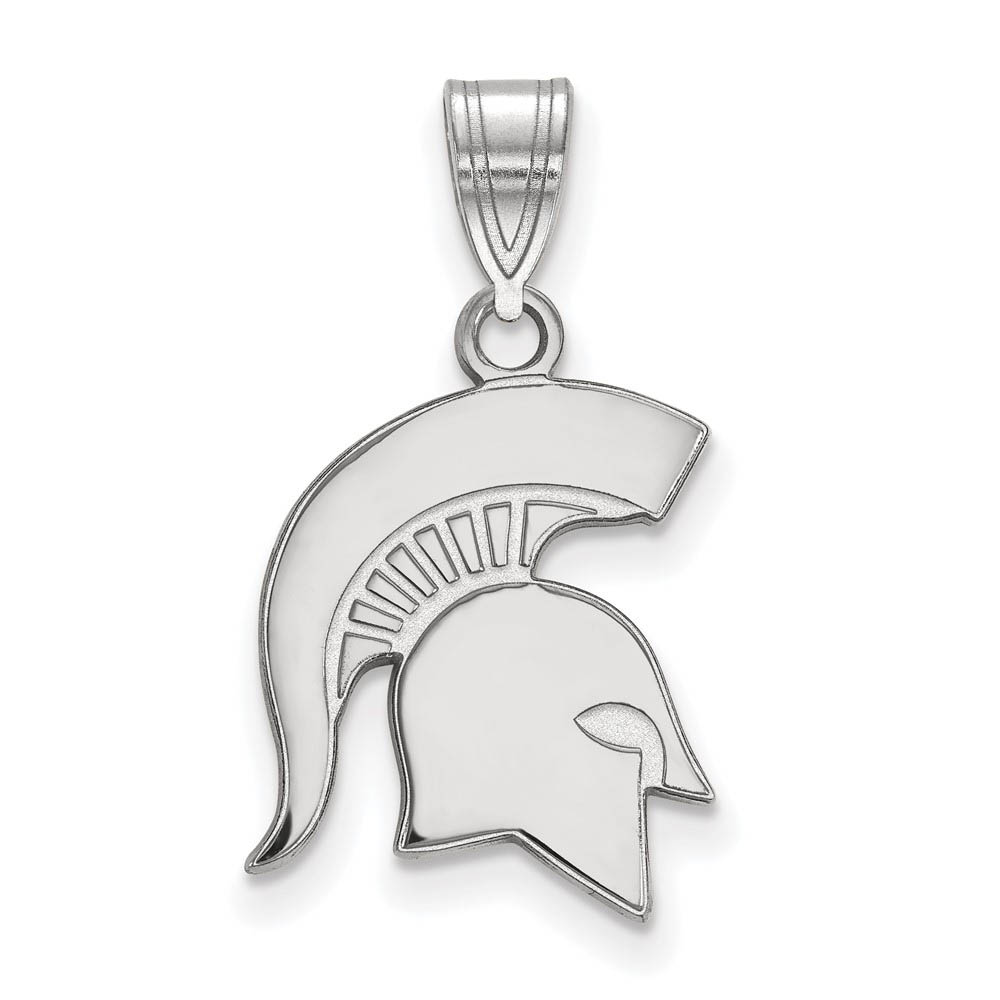 Sterling Silver Michigan State Logo Pendant
