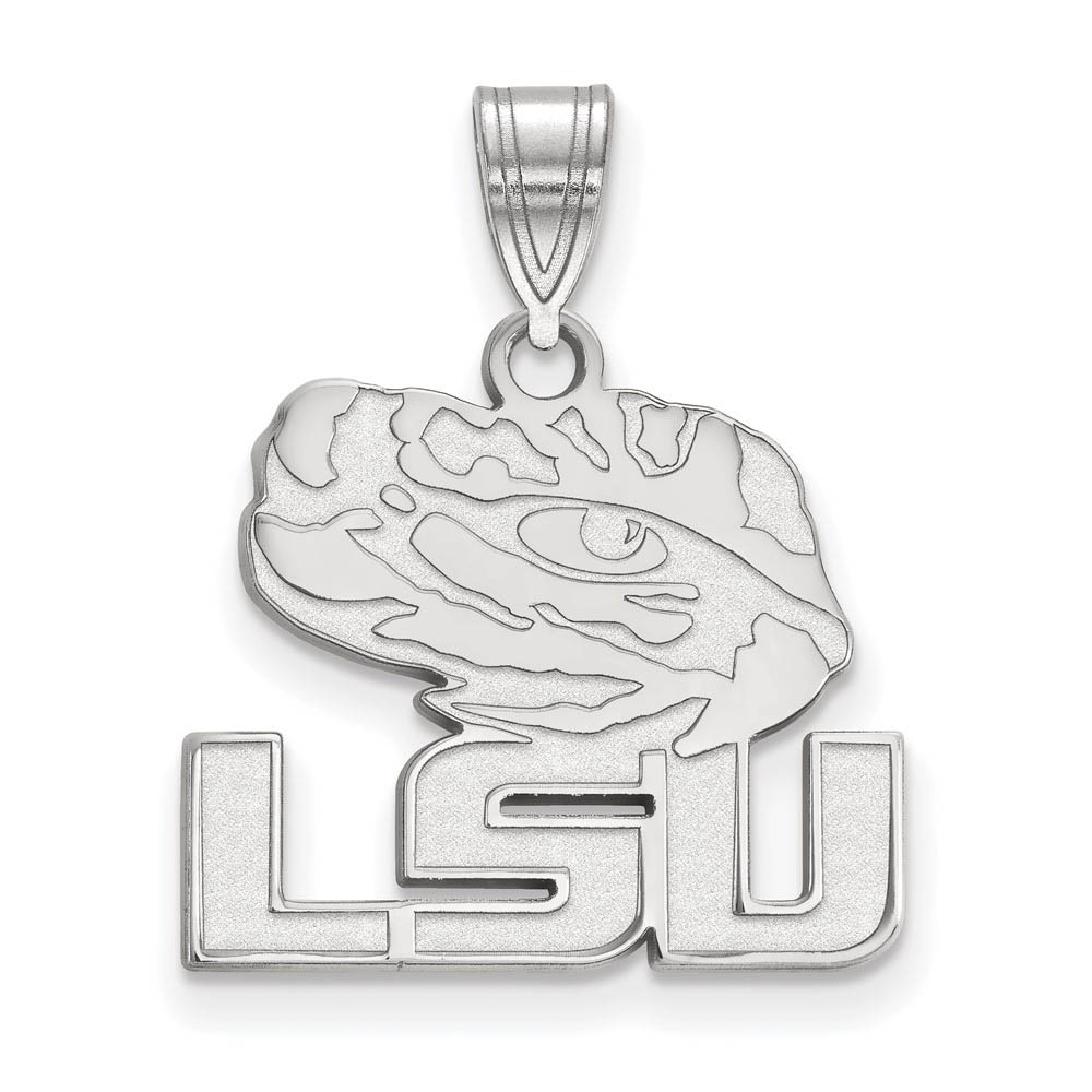 Sterling Silver Louisiana State 'LSU' Mascot Pendant