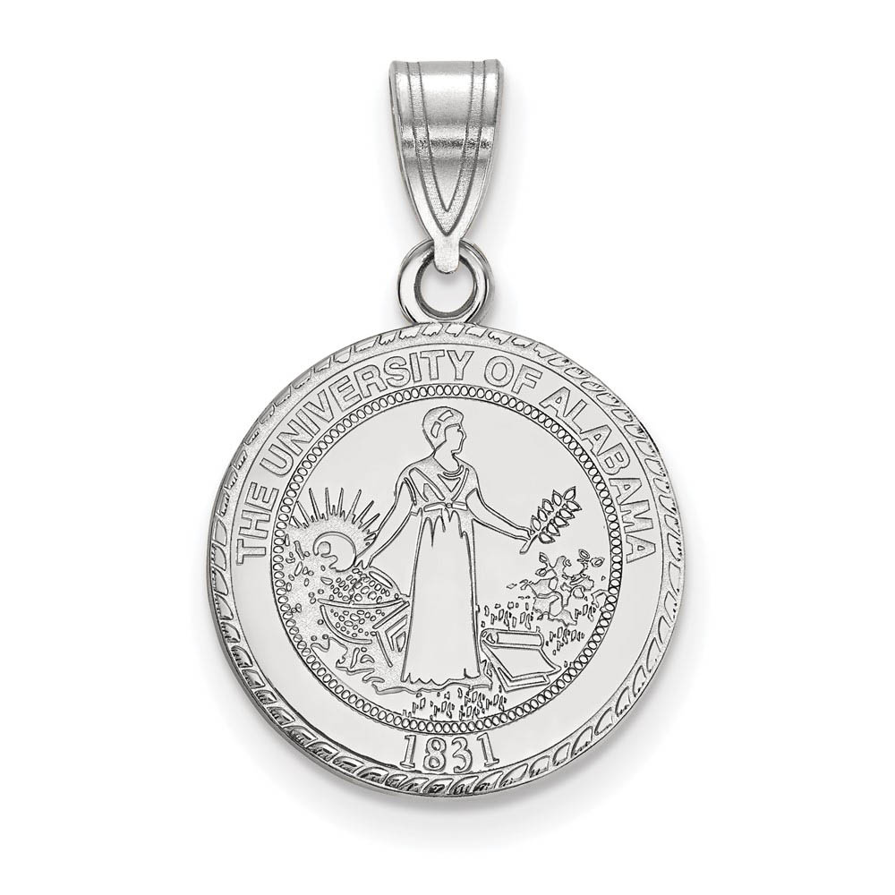 Sterling Silver U. of Alabama Crest Pendant