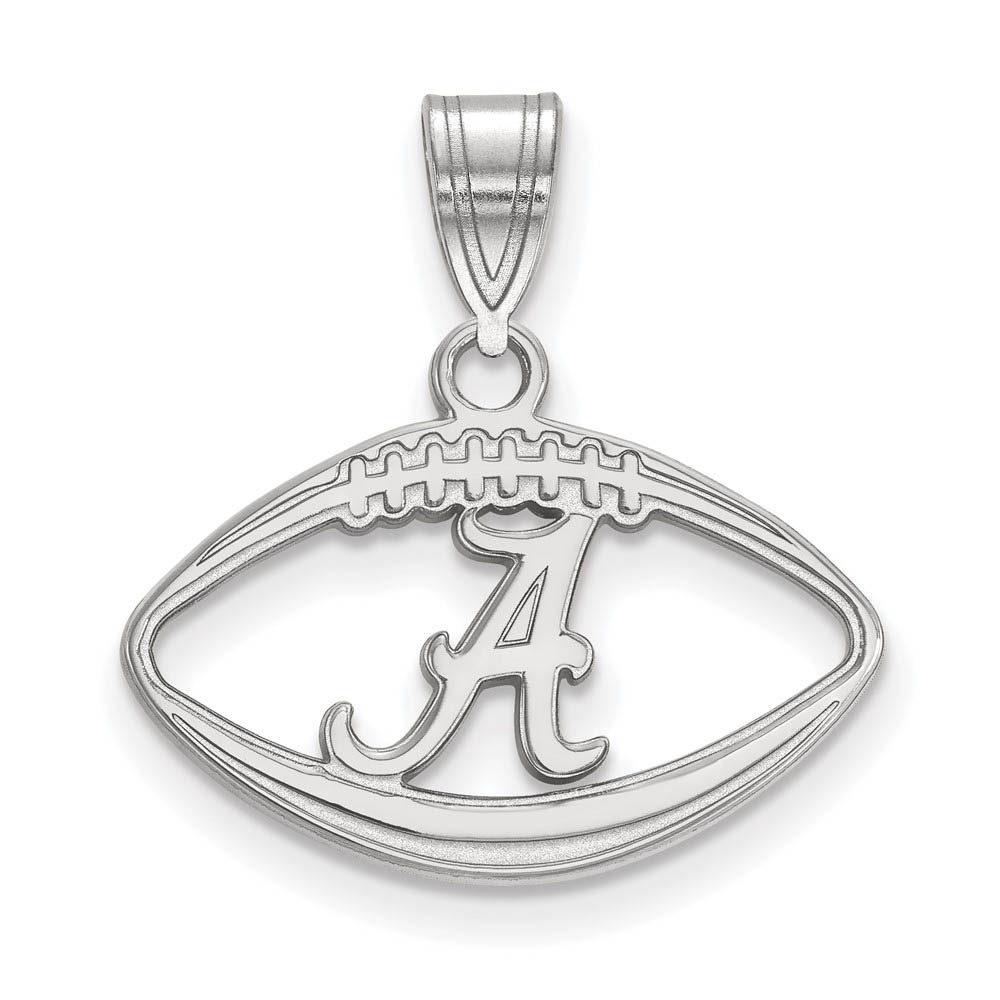 Sterling Silver U. of Alabama Football Pendant