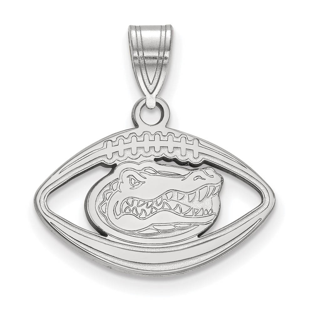 Sterling Silver U. of Florida Football Pendant