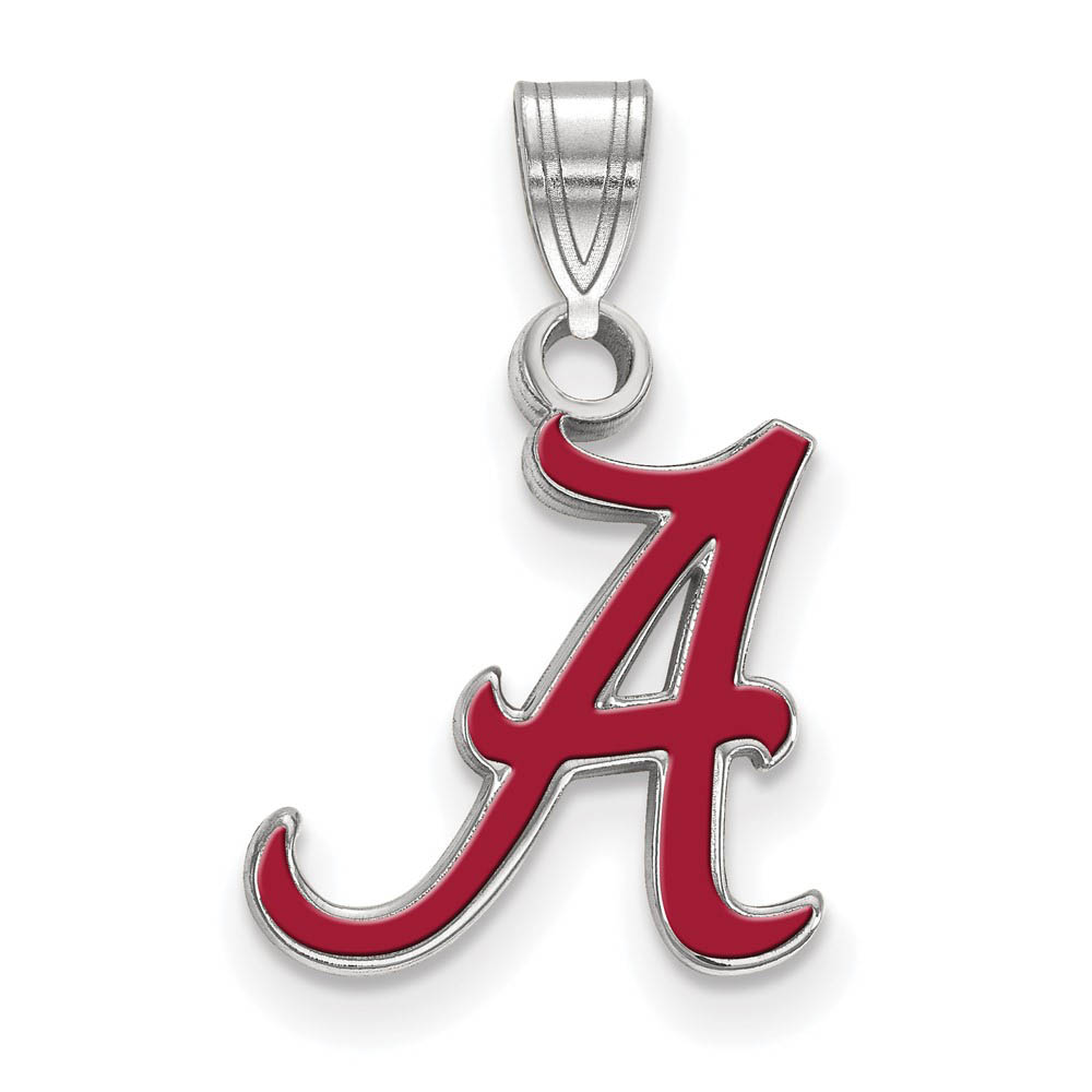 Sterling Silver U. of Alabama Enamel Pendant